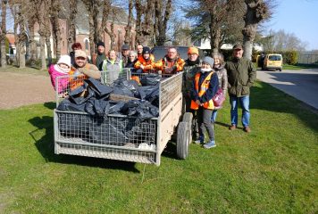 Nettoyage des abords de la commune